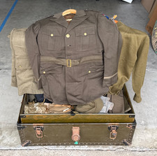 US WW2 Named Uniform Items From Lt. Colonel picture