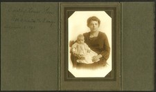 Dorothy Louise Hess & mother photo Waterbury CT 1921 picture