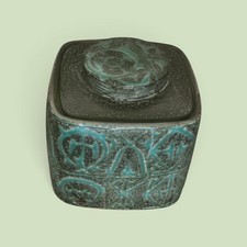 Royal Copenhagen Baca Green Canister by Nils Thorsson. 712 of 3211 series picture