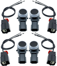 4 Pcs Bumper Park Assist Object Sensor with Connector Fit for Chevy picture