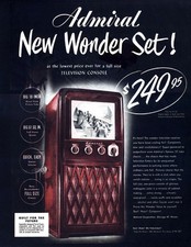 Vintage TELEVISION SET from 1949 - Ad - 5 x 7 in Photo Print picture