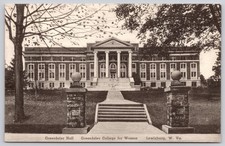 Lewisburg West Virginia WV Greenbrier Hall College for Women Postcard c1920s picture