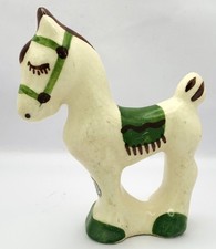 Vintage Rio Hondo Potteries Horse Figurine Mid Century California Pottery Green picture