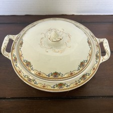Alfred Meakin-Soup Tureen W/Lid-Brentwood-England ANTIQUE 1900’s picture