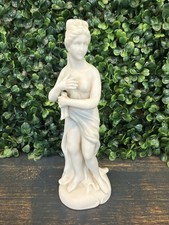 Vintage Bathing Venus Aphrodite Sculpture Roman Goddess Statue Italian Art 7” picture
