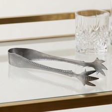 1950s American Metalcraft Claw Ice Tongs Cocktail Barware Tool picture
