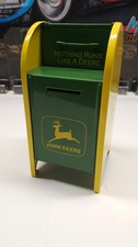 1998 JOHN DEERE Limited Edition Coin BANK Diecast Metal Mailbox Gearbox picture