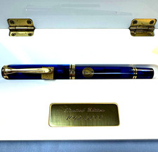 Pelikan Limited Edition Blue Ocean Fountain Pen 18K Gold Fine Nib, Blue Ink picture