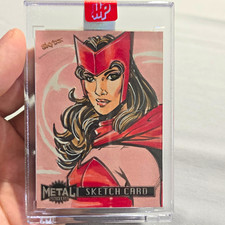 «Marvel Metal Universe Avengers Sketch Card 1/1 - Error / Unsigned Blank Artist picture