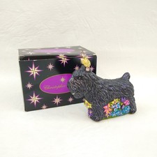 VTG Christopher Radko Black Bouvier de Flanders Dog Christmas Ornament W/ Box picture