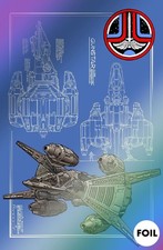 The Last Starfighter #1 Gun Star Foil Variant by Chad Hardin Ltd 20 picture