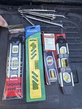 3pc Sears Craftsman & Companion Torpedo Level Lot Bonus Quick Wrenches Nos Sexy picture