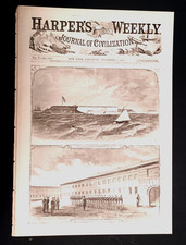 Dec. 7, 1861 FORT WARREN, BELMONT, HILTON HEAD, SANTA ROSA Harper's Weekly picture