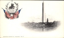 Washington DC Washington Monument c1900 Private Mailing Card bhn picture