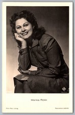 Marika Rokk Hungarian German Film Actress UFA Studio Portrait RPPC Postcard picture
