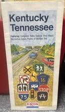 Vintage Road Map Of Tennessee And Kentucky By Exxon picture