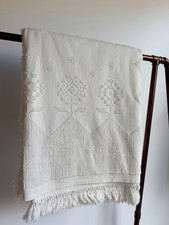 Vintage Bates George Washington’s Choice Chenille King Bedspread Cotton 116x100 picture