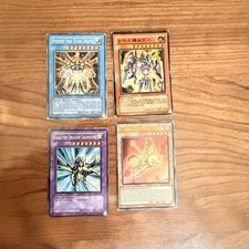 2002 Yugioh Gaia the Dragon Champion And 3 Other Card Lot picture