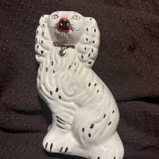 VTG Staffordshire Style King Charles 6.25” Spaniel Dog Figurines picture