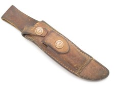 Vtg c. 1960s Randall Made Orlando 3-6 Leather Fixed Blade Hunting Knife Sheath picture