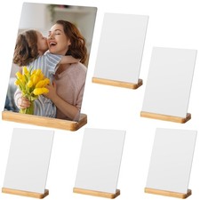 Vercraft 6 Pack Sublimation Photo Frame Blanks Metal Wall Picture, 5×7 picture