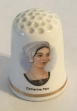 Catherine Parr Thimble Vintage Souvenir Collectible picture