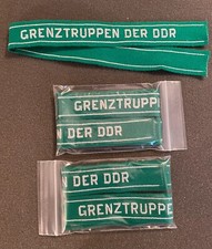 EAST GERMAN Germany DDR Border Guard Troops GRENZTRUPPEN Cuff Titles (Lot of 4) picture