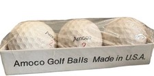 Vintage Amoco 2 Golf Balls Set Of 3 USA Petroliana Oil Gas New picture