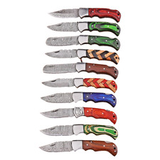 Lot of 10 Tactical Folding blade POCKET Knives EDC Camping Tactical WholeSale picture