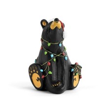 Big Sky Carvers Bearfoots Christmas Tangled Up For The Holidays Figurine picture