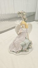 Members Mark 12” Porcelain Angel Hand Painted Hand Crafted Original Box picture