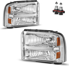 Headlights Assembly for 2005-2007 Ford F250 F350 F450 F550 Super Duty Headlamp R picture