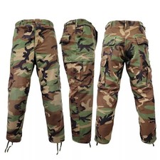 USGI M81 Woodland BDU Pants Medium Short  Military Surplus Camo Trousers picture