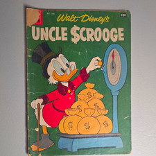 Walt Disney Uncle Scrooge #37 1962 Dell Comics Carl Barks Vintage Low Grade picture