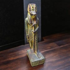 Ancient Egyptian Antiquities God Anubis Legendary Unique Statue Pharaonic BC picture