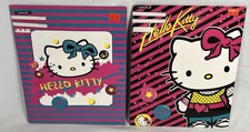 Vintage 2004 Hello Kitty Y2K 80s 2 Pocket Folders Lot - Lets Dance Sanrio picture