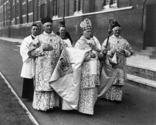 Cardinal Bourne Attends Roman Catholic Emancipation Congress Old Photo picture