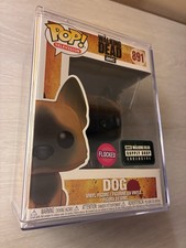 Funko Pop The Walking Dead Dog Flocked #891 Vinyl Figure Supply Drop Exclusive picture