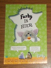 Rare Advertising Vintage Hasbro FURBY - Furby Is Here 1999 picture