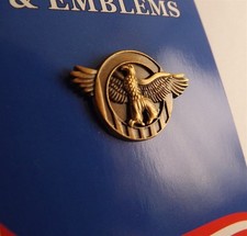 FREE SHIP Lapel Pin WWII Ruptured Duck Honorable Discharge 7/8