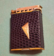 Antique 1920's Clark Art Deco Lighter 14k gold Shield patent 72726 picture