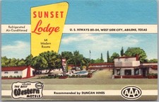 ABILENE, Texas Postcard 
