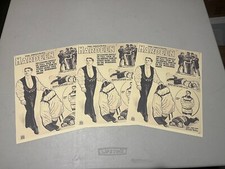 Harry Houdini's brother, Theo Hardeen reprint Straight Jacket Handbill, Rare picture