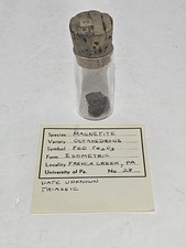 Natural Octahedron Magnetite Crystal Specimen 5g Found French Creek Pennsylvania picture