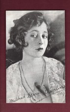 MILDRED HARRIS CHAPLIN, Actress~ 1923 Harmony Theatre schedule 4-1/2
