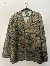 USMC Marines Woodland MARPAT USA Apparel Camouflage Uniform Blouse Size Medium picture