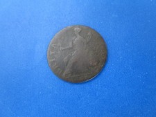 Revolutionary War/Colonial Era George III Copper Halfpenny Dated 1775 picture