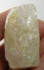 127.35Ct Afghanistan 100% Natural Rough Raw Uncut Morganite Specimen 25.45g 42mm picture