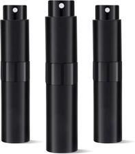 3Pcs 8ml Cologne Travel Bottle, Perfume Atomizer, Refillable black picture