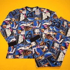 Cakeworthy Star Wars PJ's Set Blue Pajamas Size XL NEW picture